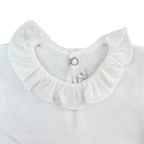 BODY WITH EMBROIDERED RUFFLE COLLAR
