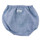 DENIM BLUE LINEN BLOOMERS