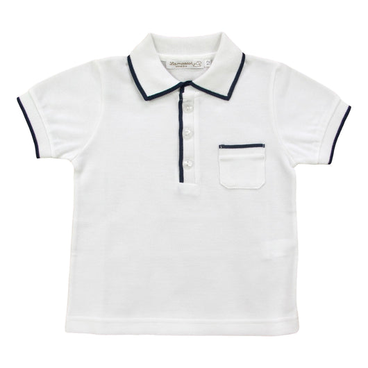 POLO WITH NAVY BLUE PROFILE