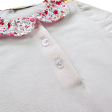 PINK POLO WITH LIBERTY COLLAR