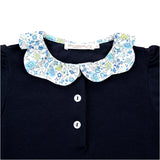 BLUE POLO WITH LIBERTY COLLAR