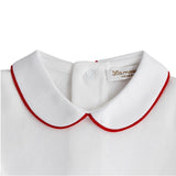 BODY WITH RED PIPED COLLAR