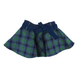 BLUE TARTAN SKIRT