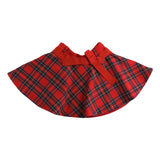 RED TARTAN SKIRT