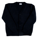 BLUE WOOL CARDIGAN