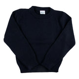 BLUE WOOL PULLOVER