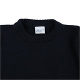 BLUE WOOL PULLOVER